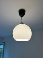 IKEA JÄRPLIDEN Hängeleuchte Weissglas/Nickel 30 cm | Sehr gu