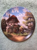 Porzellan Teller vor der Schmiede Seltmann Weiden 1986