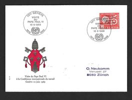 CH FDC Satz 1969