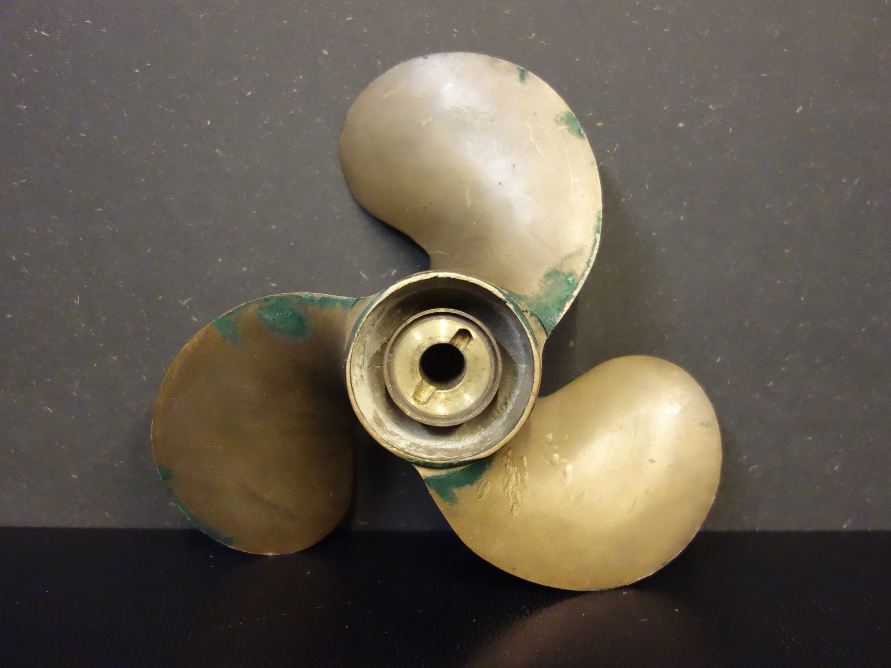 Barche: Schiffsschraube Propeller 17cm Messing Bronze? – Usato da Kerzers venduto da bottlesandboxes 1