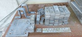 Stahlbau Befestigungsmaterial verzinkt diverse Teile