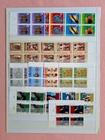 2 Albumseiten frankaturgültige Pro Patria Block CHF 100.-