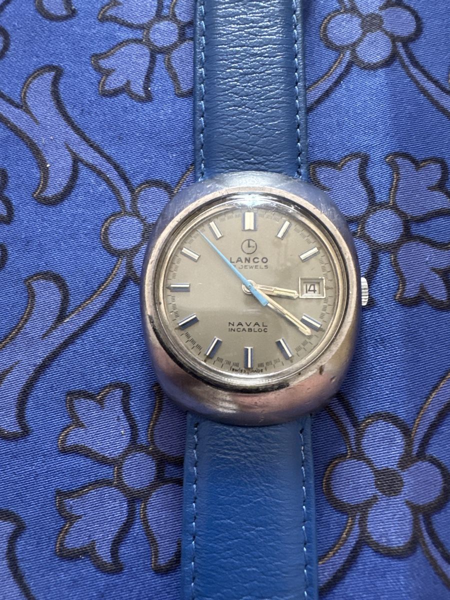 Lanco Orologi: Lanco Naval Handaufzug 36 x 40 mm – Usato da Bern venduto da Sanspareille