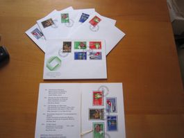 CH 1981 Serie und einzeln und PTT Blatt NUR 75 RP