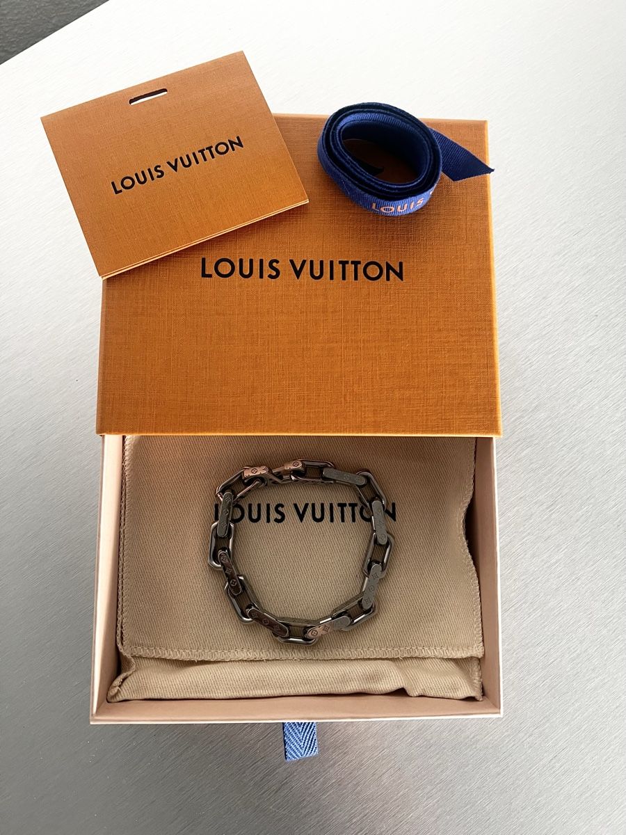 Louis Vuitton Bracciali & Braccialetti: Louis Vuitton Unisex Monogramm Armband Stahl – Nuovo e nell'imballaggio originale da Basel venduto da Cica22