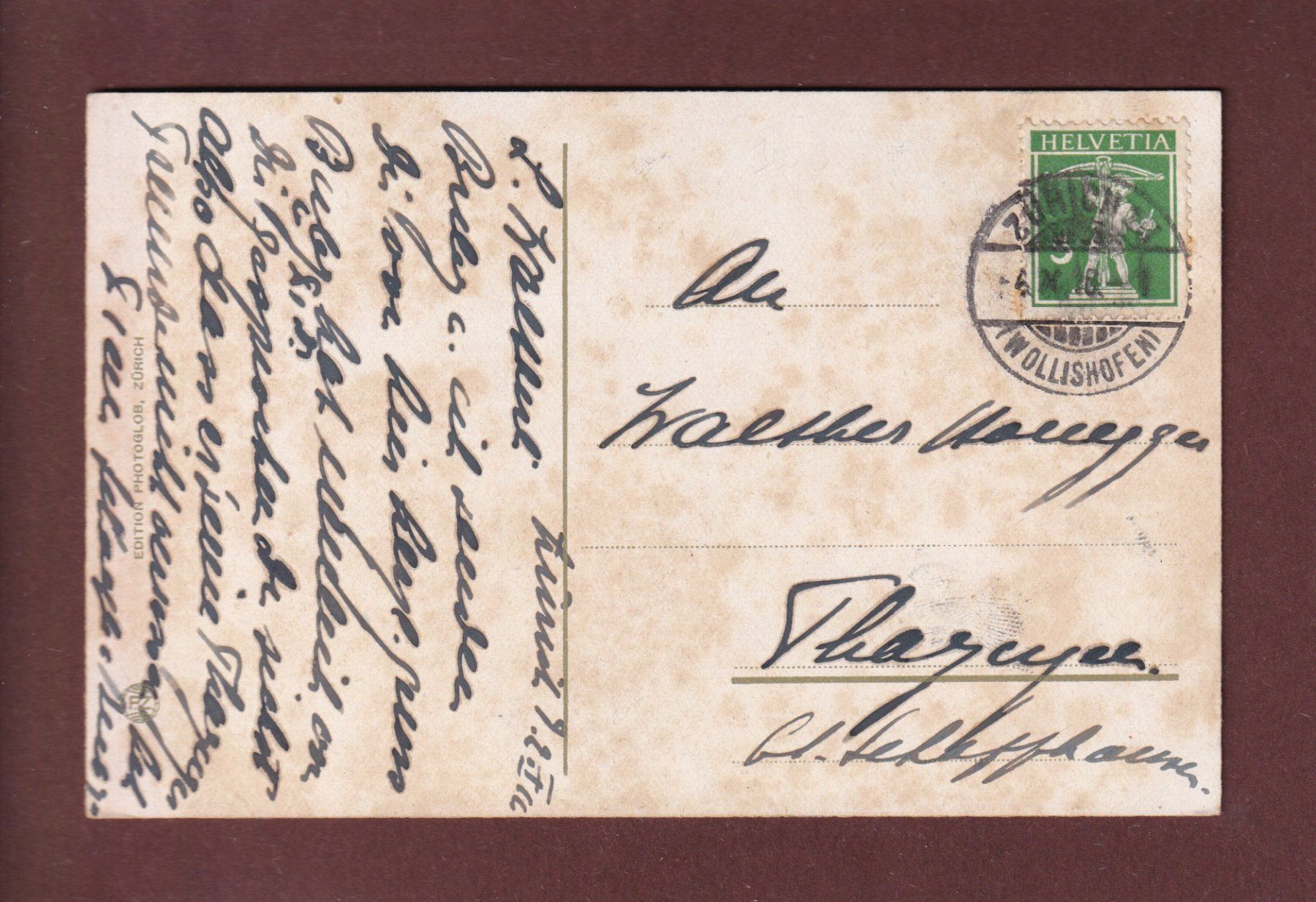 Cartes postales: ZÜRICH - Landesmuseum - 1918 – D'occasion à Pully par nicecards 1