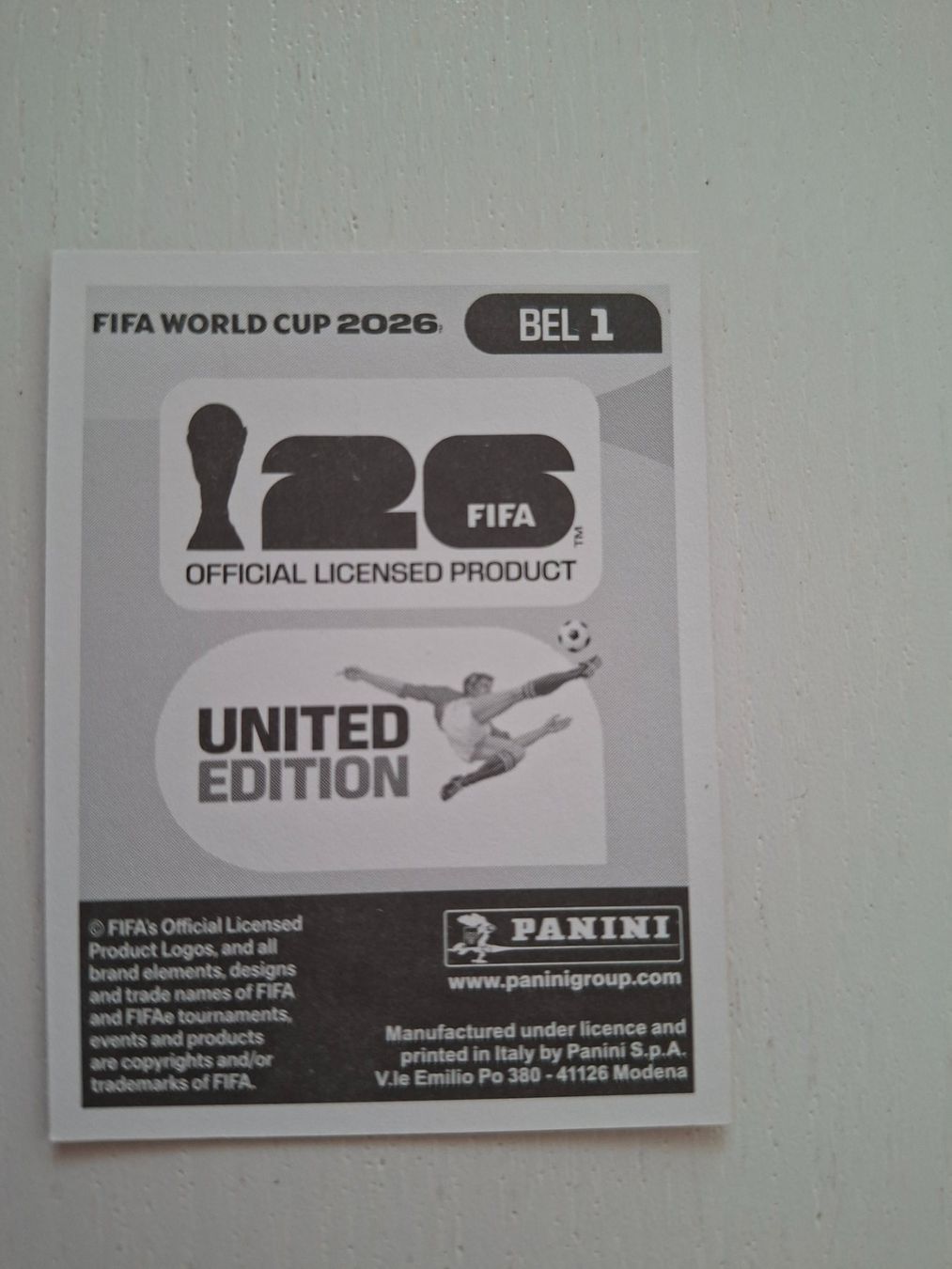 Panini Carte collezionabili: Panini FIFA WM 2026 BEL1 – Nuovo (secondo la descrizione) da Oberwil/Dägerlen venduto da Dominique1606 1