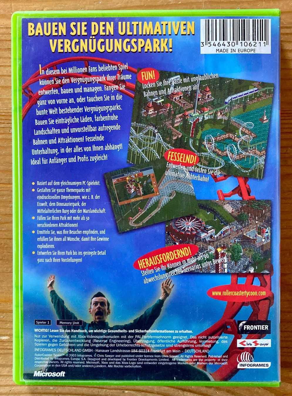 Microsoft Giochi: RollerCoaster Tycoon - Xbox – Usato da Zürich venduto da Djmotionch 3