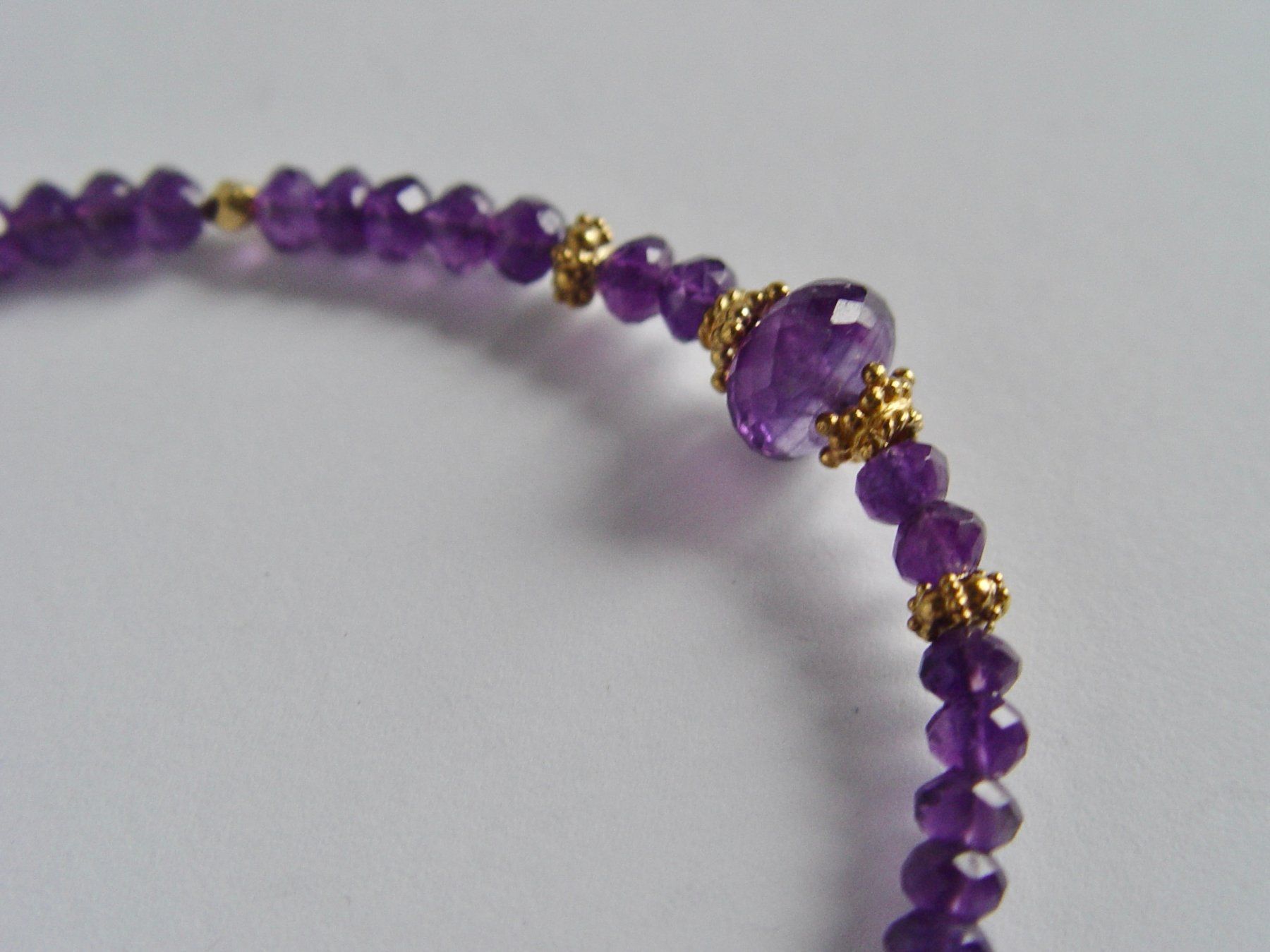 Catenine: Collier Amethyst mit Silber, vergoldet – Nuovo (secondo la descrizione) da Henggart venduto da gernli 2