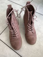 Graceland Schnürstiefeletten Gr.39 Faux Wildleder Braun Neuw