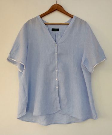 Gloriette Leinen Bluse Gr.46/48