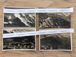 4x, Wengen Jungfrau Schynige Platte Rarität AK