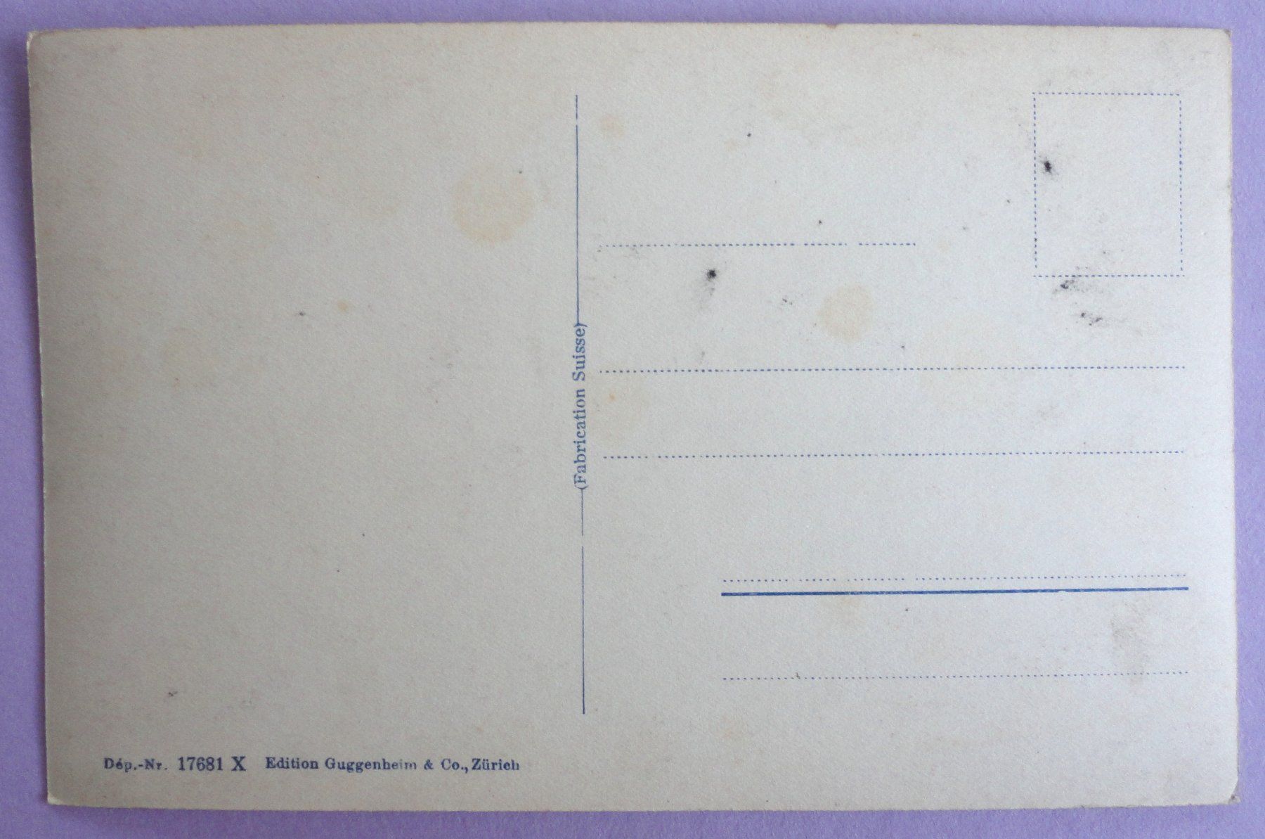 Cartoline postali: Lausanne, Cathédrale - Intérieur – Difettoso da Fétigny venduto da Billy2miny 1