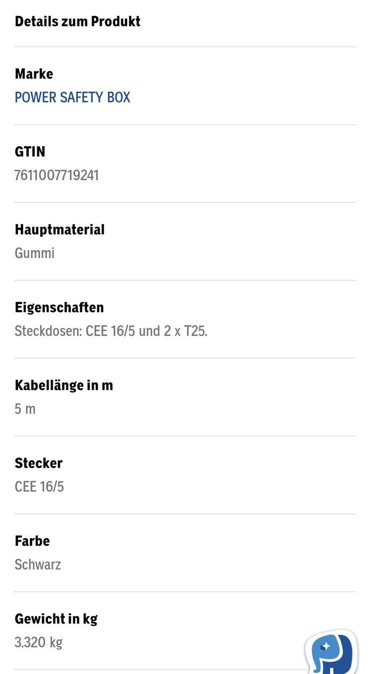 Elektrotechnik: Power Safety Box Stromverteiler Gummi CEE 16 – Neu (gemäss Beschreibung) aus Buch SH von Barbarossa84 5