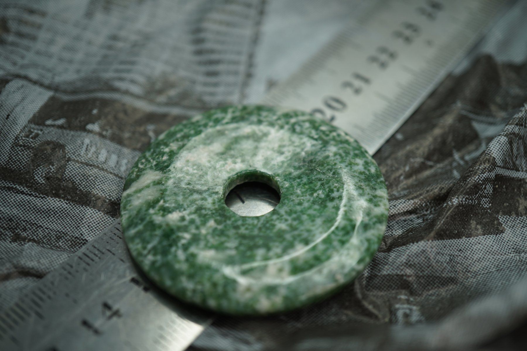 Minerali & Pietre curative: Baum Jaspis  Pi Scheibe  ca45mm    ab  1.-     Räumung – Nuovo e nell'imballaggio originale da Eschenbach SG venduto da topstone 1