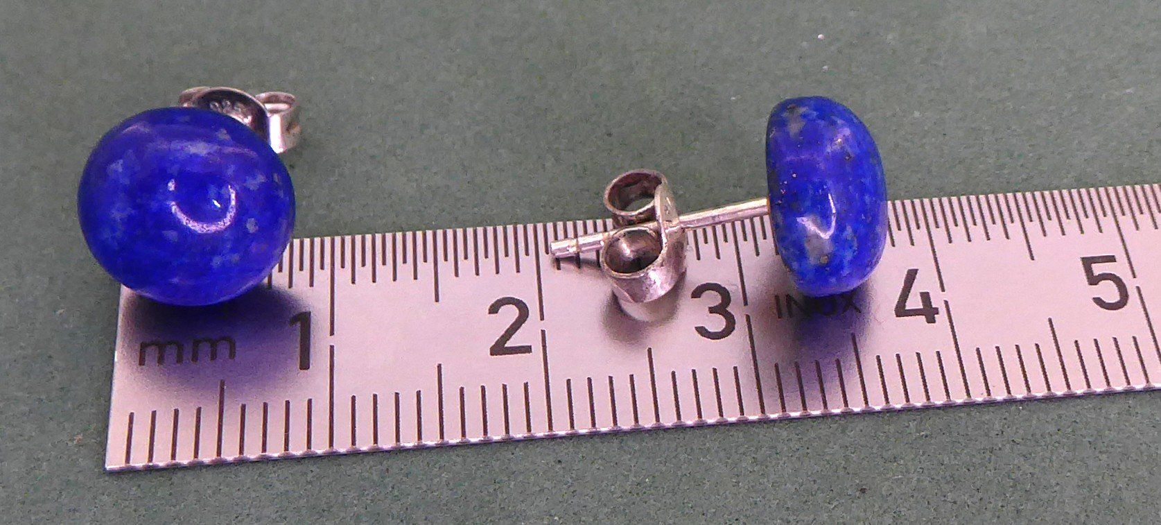 Orecchini pendenti & Orecchini a lobo: Ohr Stecker 925 Silber mit echten Sodalithen – Usato da Muri AG venduto da silvermouse007 2