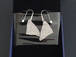 Original SWAROVSKI "Fit" Crystal Mesh Ohrhänger inkl. Box