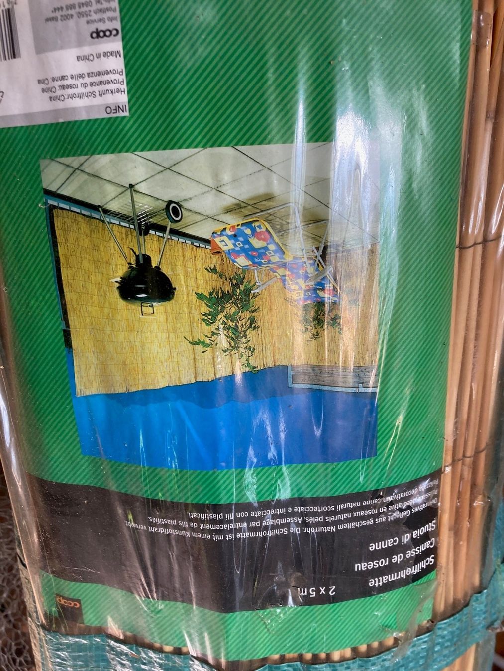 Paraventi: Bambus-Sichtschutzzaun – Nuovo e nell'imballaggio originale da Märstetten venduto da Roemaer