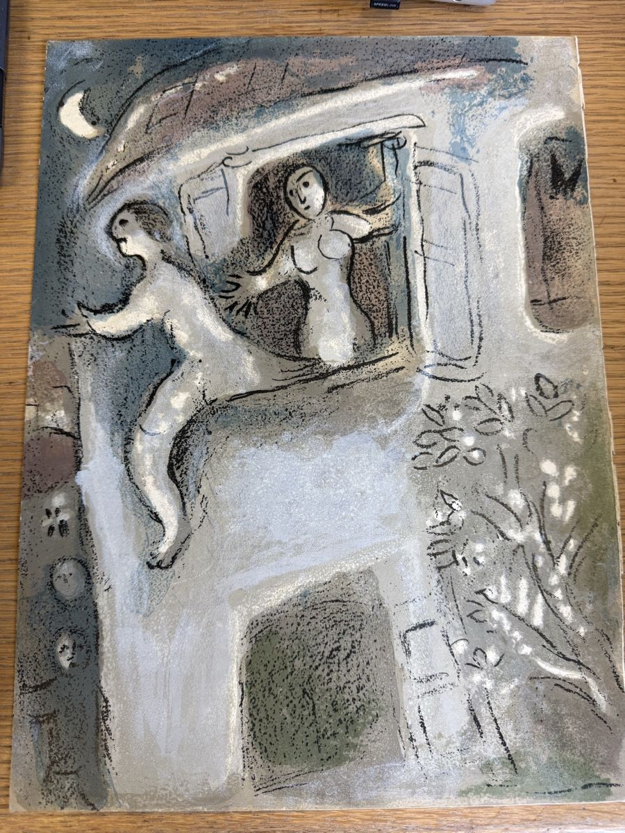 Grafica & Litografie: Originale Marc Chagall Lithographie – Usato da Strengelbach venduto da RaenAntikDesign