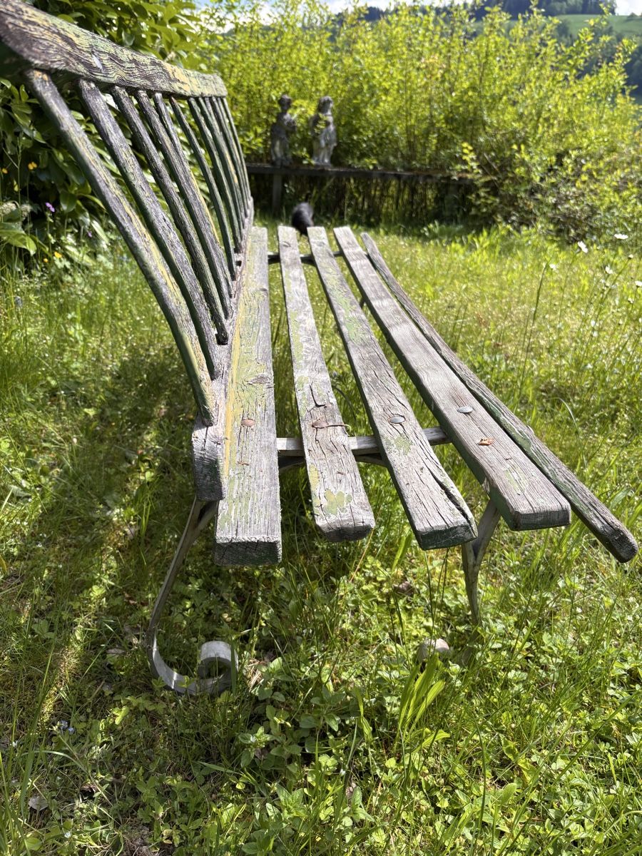 Bänke: Vintage Gartenbank restaurationsbedürftig – Gebraucht aus Hindelbank von brm_72zv 5
