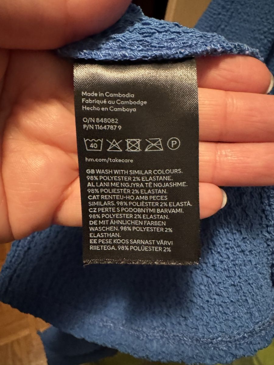H&M Vestiti: Vestitino blu  – Usato da Rancate venduto da Waly__ 5