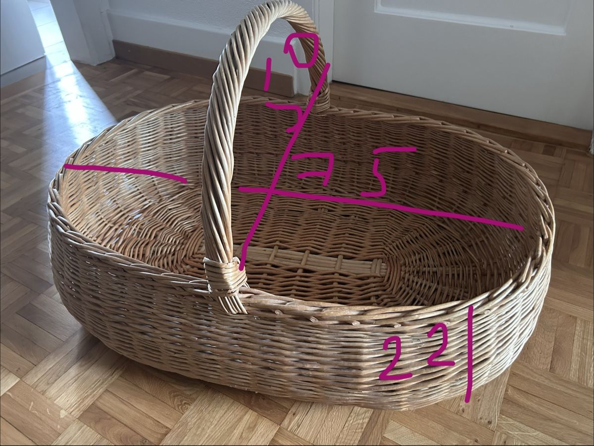 Altro per la casa: Wicker Basket - Large Size – Nuovo (secondo la descrizione) da Biel/Bienne venduto da zit_v5yc 1