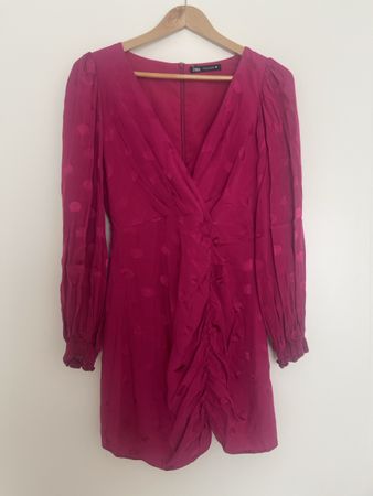 Zara Kleid, Grösse S, Pink, Herbst/Winter Kollektion