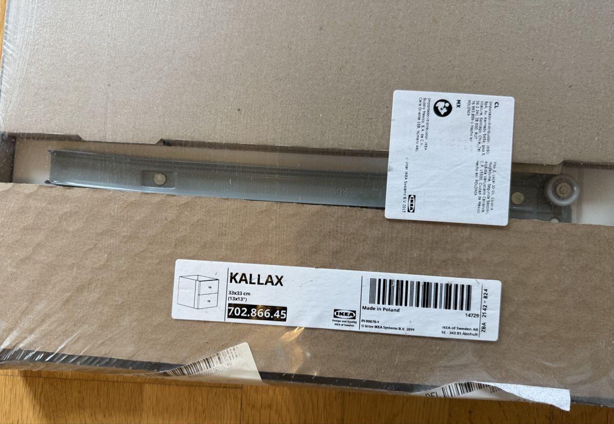 Ikea Scaffali: Kallax Schubladen Originalverpackt – Nuovo e nell'imballaggio originale da Oberrieden venduto da Olivianeu 1