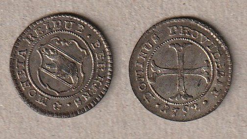 Alle Münzen: Kanton Bern, Kreuzer 1792, ss-vz – Gebraucht aus Allschwil von Coinfreak