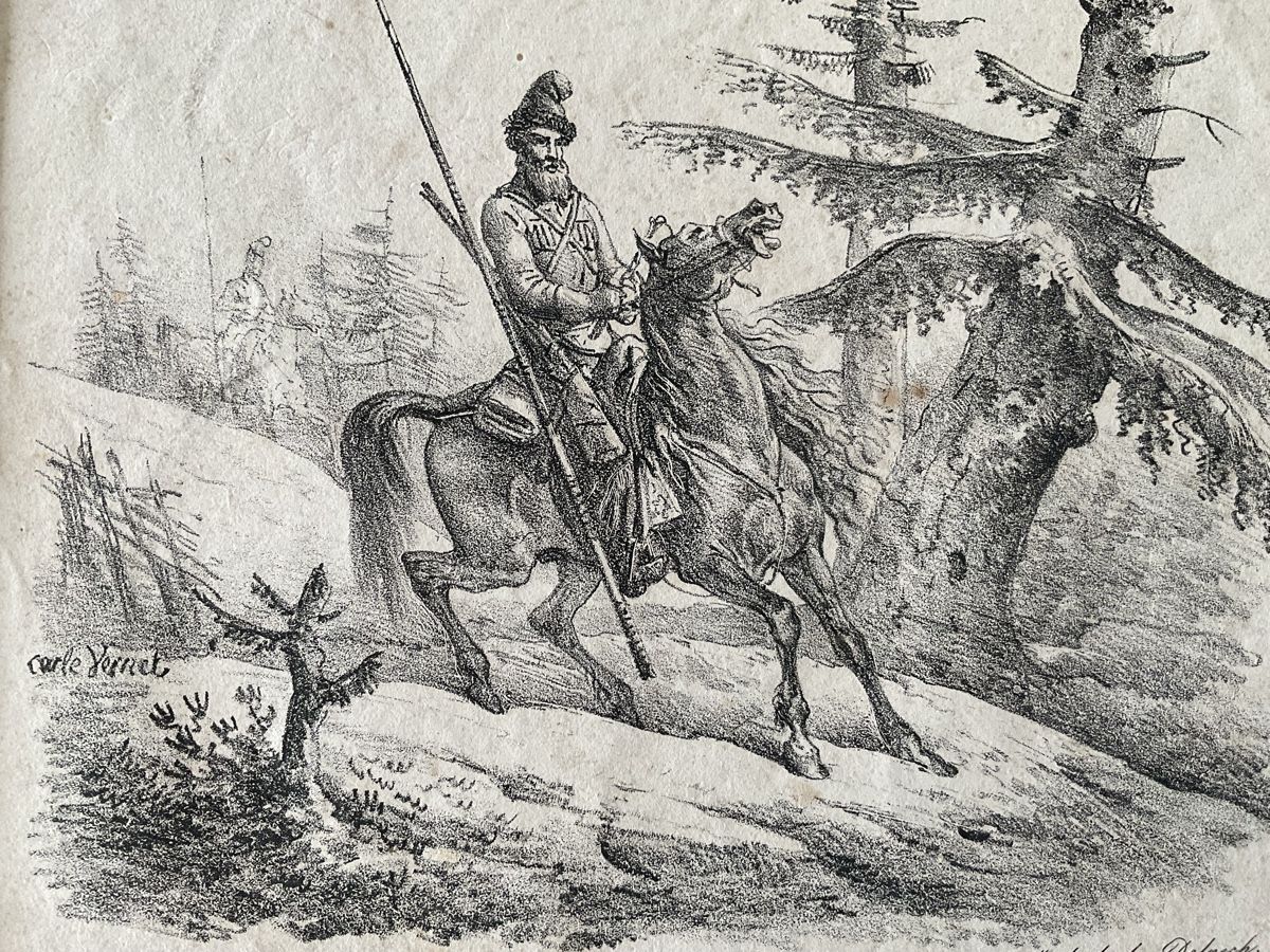 Incisioni: Stich von Carle Vernel / Delpech – Usato da Bülach venduto da Berimbau0 1