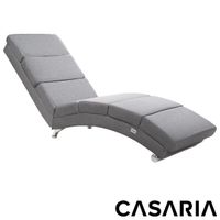 CASARIA Relaxliege London Stoff Grau