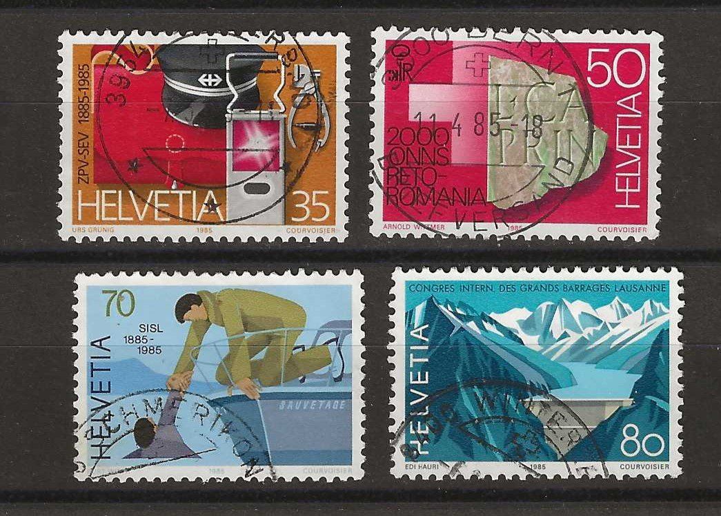 Tutti i francobolli: 1985 Z 711-714 gebraucht – Usato da Susten venduto da lmf_98wh