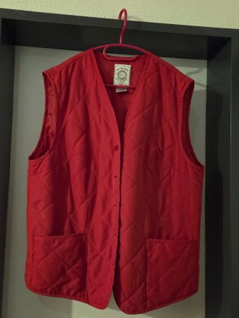 Neuw. Gilet rot - Gr.46 - leicht wattiert