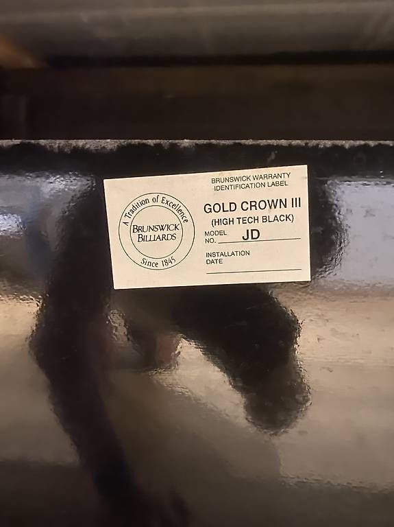 Tavoli da biliardo: Brunswick Gold Crown 3 Billardtisch 9ft – Usato da Frauenfeld venduto da TD_Design 4