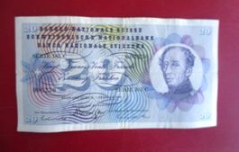 20er Note Serie 101 C vom 7. Februar 974