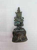 Kleine Buddha Statue Bronze Skulptur