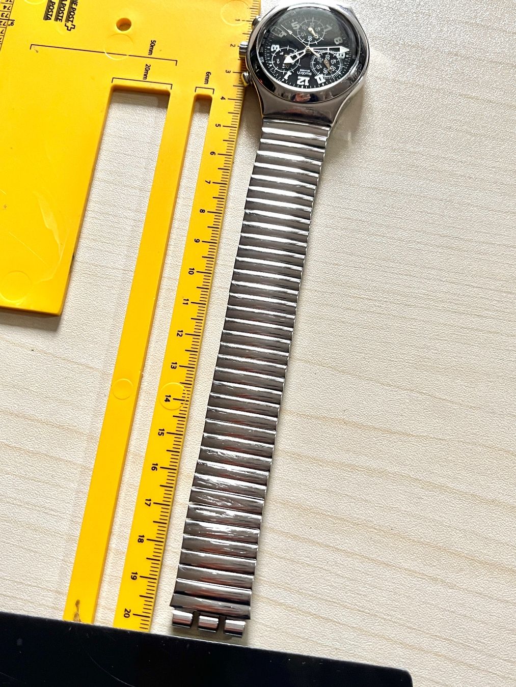 Swatch Orologi: Swatch Irony Chronograph Uhr, Vintage Look – Usato da Grenchen venduto da chththl 7