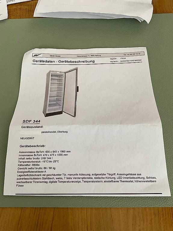 Congelatori: Tiefkühlschrank Gastro Neu – Usato da Burgdorf venduto da dkwhummel 4