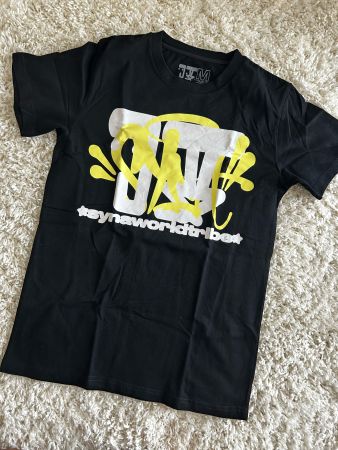 Syna World Tribe T-Shirt Black Yellow White Size M