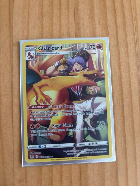 Charizard Trainer Gallery 03, Lost Origin, Near Mint (Neu (gemäss ...