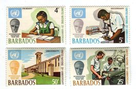 Briefmarken "Jahr der Ausbildung". Barbados