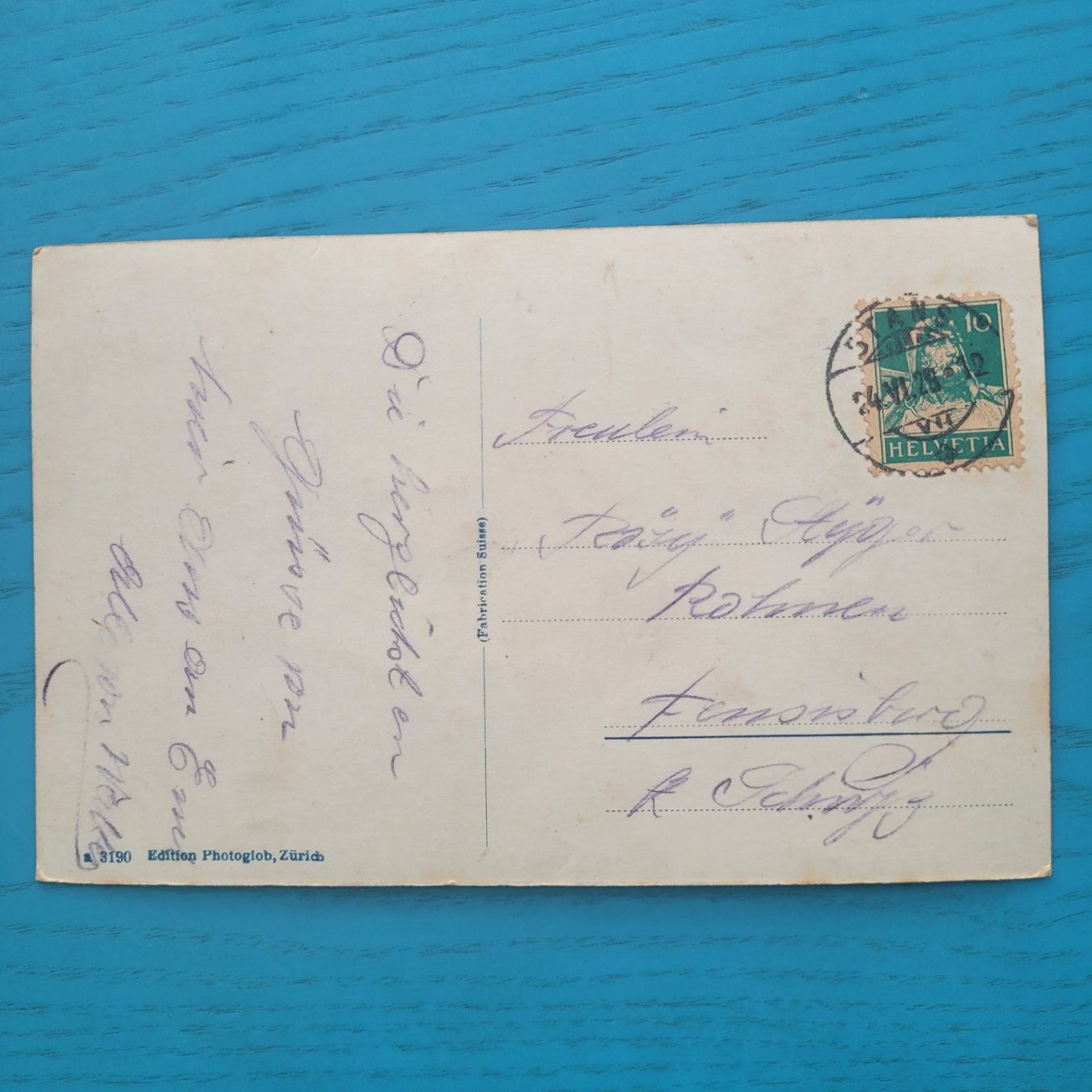 Cartoline postali: Stanserhorn / Hotel / Titlis   1928 – Usato da SCHÜBELBACH venduto da CoKaHa 1