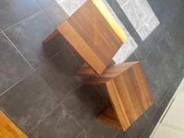 Beistelltische Nussbaumholz 2 Stk. guter Zustand