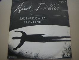 Vinyl-Single Mink Deville - Each Word's A Beat Of My Heart