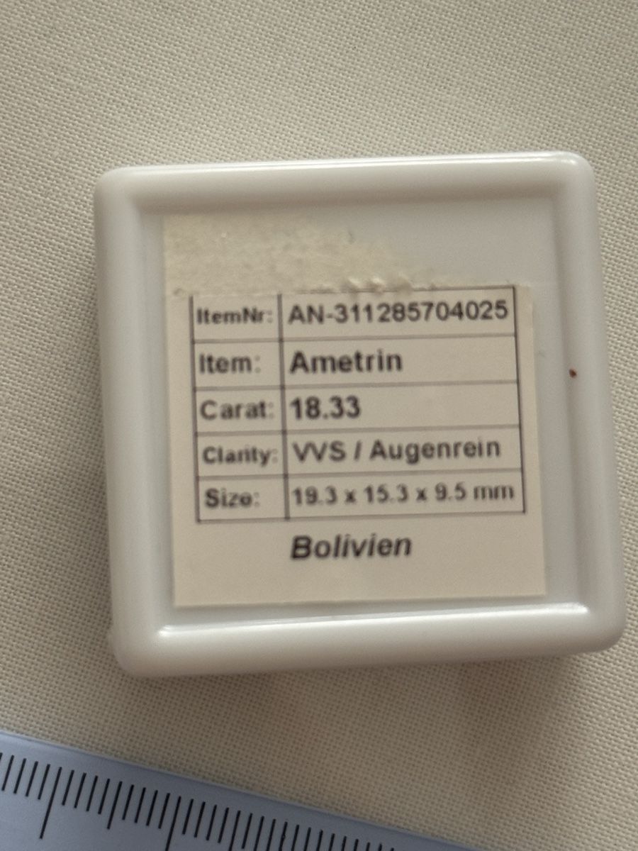 Pietre preziose: Edelstein: Ametrin aus Bolivien – Nuovo e nell'imballaggio originale da Muttenz venduto da einfach-schoen 5