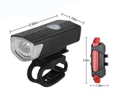 Velolicht Set LED (vorne + hinten) mit Akku zum AKTIONSPREIS