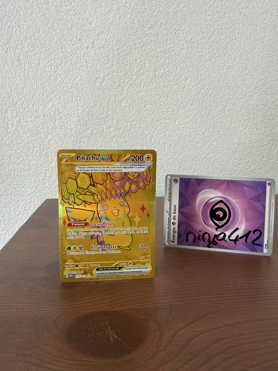 Pokémon Carte collezionabili: Pikachu ex PRE 179/131 – Nuovo (secondo la descrizione) da La Tour-de-Peilz venduto da ninja412