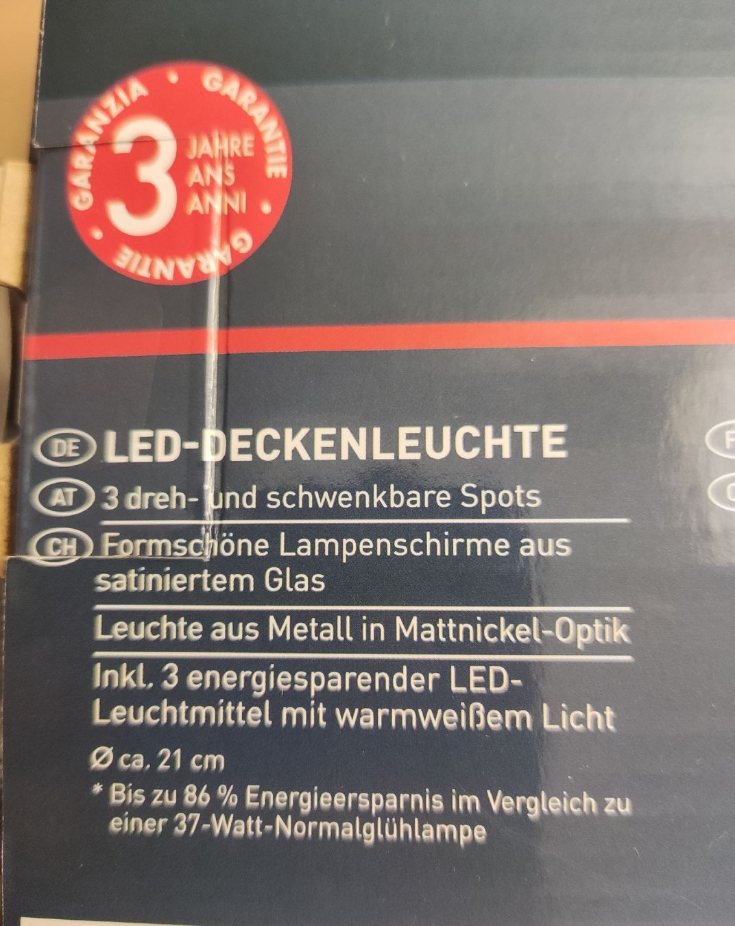 Lampadari & plafoniere: LED-DECKENLEUCHTE – Nuovo (secondo la descrizione) da Chur venduto da Rodanisa 4