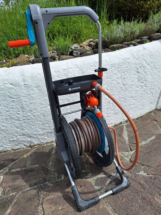 Schlauchwagen Gardena mit Kurbel oben, zum stehend Aufrollen Kaufen
