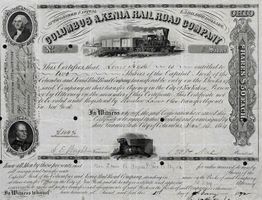 Columbus & Xenia Railroad Company - 1854